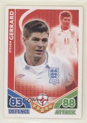 2010 Topps Match Attax South Africa World Cup UK Edition Steven Gerrard c4m