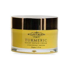 Haappy Herbs Turmeric Night Repair Cream For Glowing Skin 50gm