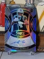 Panini Select Rookie Signatures Tetairoa McMillan Panthers Prizm Auto #RSI-TMN