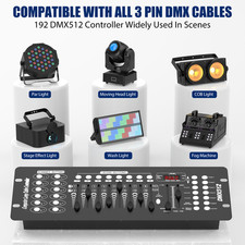 Stage Lighting 40CH / 192CH DMX512 Controller Wireless Operator Control Console