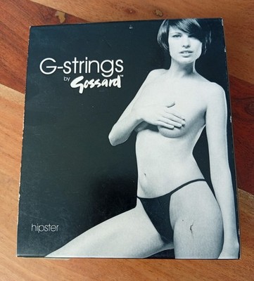 Quality G-String by Gossard Diamante T-Bar Hipster 8-10 XS White New