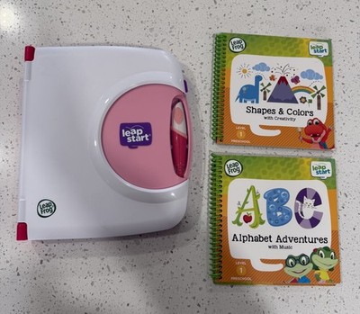 Leap Frog Touch and Talk Leap Start  Pink 2 Books Interactive Learning Creative!