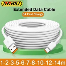 1M 2M 3M 5M 8M 10M Long USB Type C Charger Cable For Samsung Xiaomi Huawei