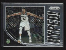 2019-20 Panini Prizm Get Hyped! Giannis Antetokounmpo #3 Milwaukee Bucks