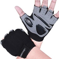 Guantes de gimnasia para hombres y mujeres, guantes de ciclismo, extragrandes