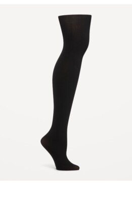Old Navy Size Varies Black Semi-Sheer Control-Top Tights