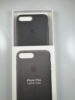 【新品】純正iPhone 7 / 8 / SEレザーケース・ストームグレイ② open Box Original Genuine Apple Leather Case for iPhone 7 Plus 8