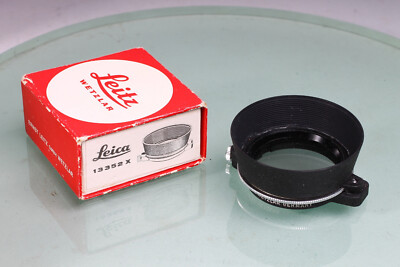 LEITZ LEICA 13352 X GOOD FILTER!! SWING-OUT LENS HOOD POLARIZER IN THE BOX