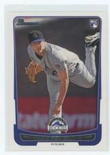 2012 Bowman #212 Drew Pomeranz Rookie Card Colorado Rockies