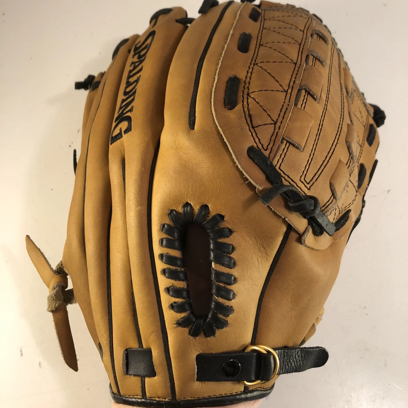 SPALDING DIAMOND ELITE 13" BASEBALL GLOVE 18180 Cowhide Flex Wedge RHT