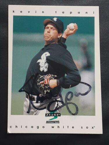 KEVIN TAPANI CHICAGO WHITE SOX PITCHER SIGNED AUTOGRAPHED BASEBALL CARD - Photo 1/1
