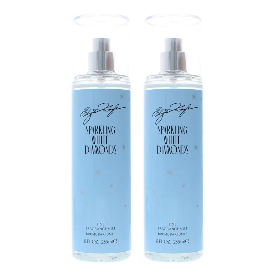 Elizabeth Taylor Sparkling White Diamonds Fine Fragrance Mist 236ml x 2