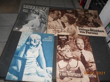 5 alte Filmprogramme Kino - Film 60er Jahre Schöne Frauen dezent erotisch
