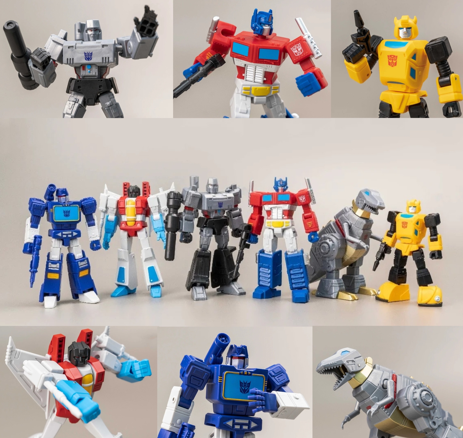 Yolopark AMK Mini Transformers G1 Autobots Decepticons 12CM Action Figure