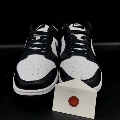Size 6 - Nike Dunk Low Black White for sale online | eBay