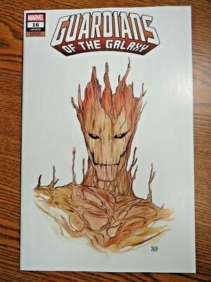 Guardians Of The Galaxy #16 Peach Momoko Groot Variant Cover 1st Pr Anime Marvel