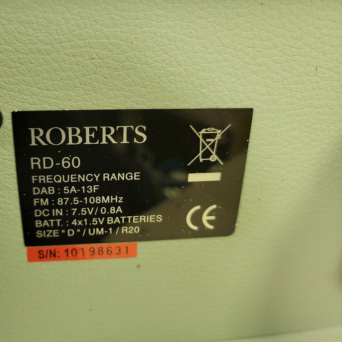 Roberts Radio Revival RD60 Portable Retro DAB Radio Red | eBay