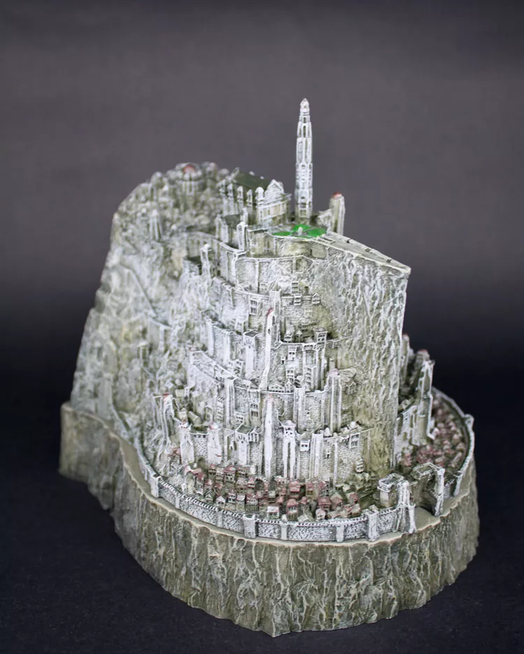 Lord of The Rings Minas Tirith Capital of Gondor Ashtray Statue No Bottom