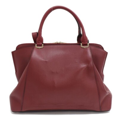 Cartier C de Cartier SM Handbag 2-way shoulder bag leather burgundy  Bordeaux - Main Image