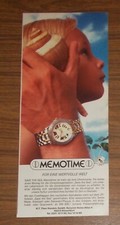 Seltene Werbung vintage CORUM MEMOTIME Uhr - Save the Sea 1994