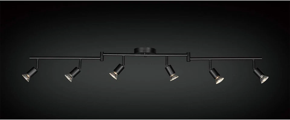 59693 Payton 6 Foldable Track Lighting Painted, Matte Black - Image 2 of 4