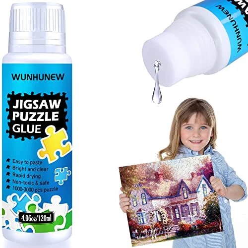 YAKAMOZ Jigsaw Puzzle Glue 200ML With Applicator For Adults, 54 OFF