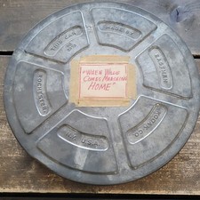 RARE Vintage 15" Movie Reel Eastman Kodak Co. "When Willie Comes Marching Home"