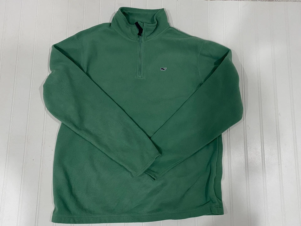 Chaleco polar con cremallera completa y chaqueta polar 1/2 talla grande 16-18 Vineyard Vines para niñas Foto 2 de 4