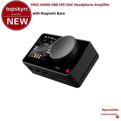 SMSL NANO ONE HiFi DAC Headphone Amplifier eSports External Sound Card with Base