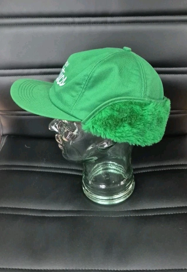Sombrero de Colección Boston Celtics Orejera Gorra de Invierno Verde Suave Forrado de Vellón Marca K Foto 4 de 4