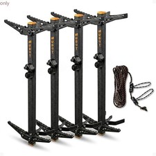 Muddy Pro Climbing Sticks 4-Pack, Aluminum, Black