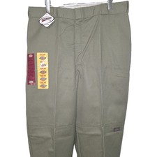 2001 Vintage Y2k Dickies Double Knee Mulit Pocket Work Pants NWT 38X34 Olive