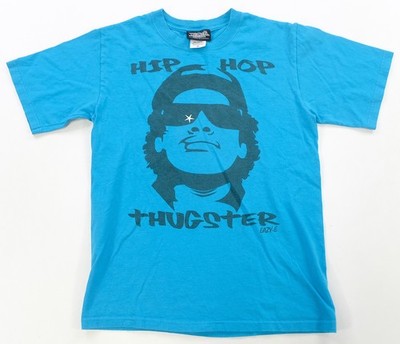 Rare Vintage RUTHLESS RECORDS Eazy-E Hip-Hop Thugster 2006 T Shirt 2000s Blue S