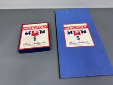 1935 Original Parker Brothers Monopoly Game 1st Edition w/ wood pieces Complete