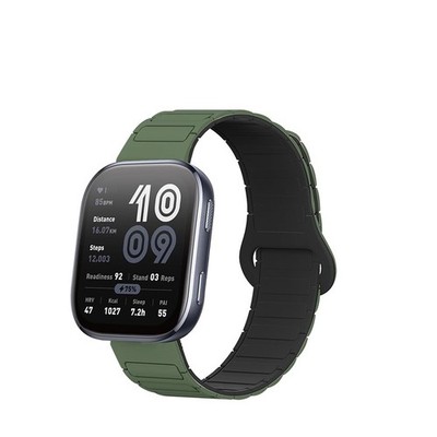 KONXISA Watch Band For Amazfit Bip 6 Watch, Quick Release One Size, Green 