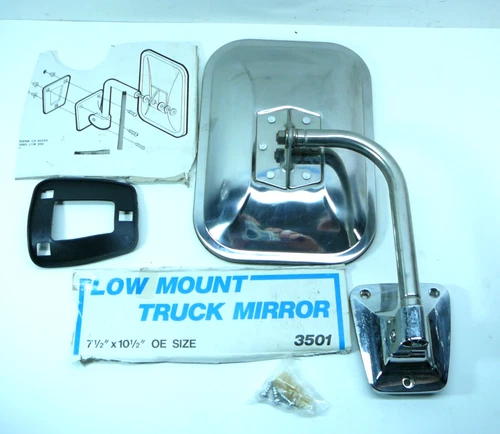 Side mirror replacement Low-Mount Style Truck and Van Mirror- [UB]bin