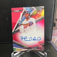 2022 BOWMAN BEST Gabriel Arias RC AUTO Red /10 Cleveland