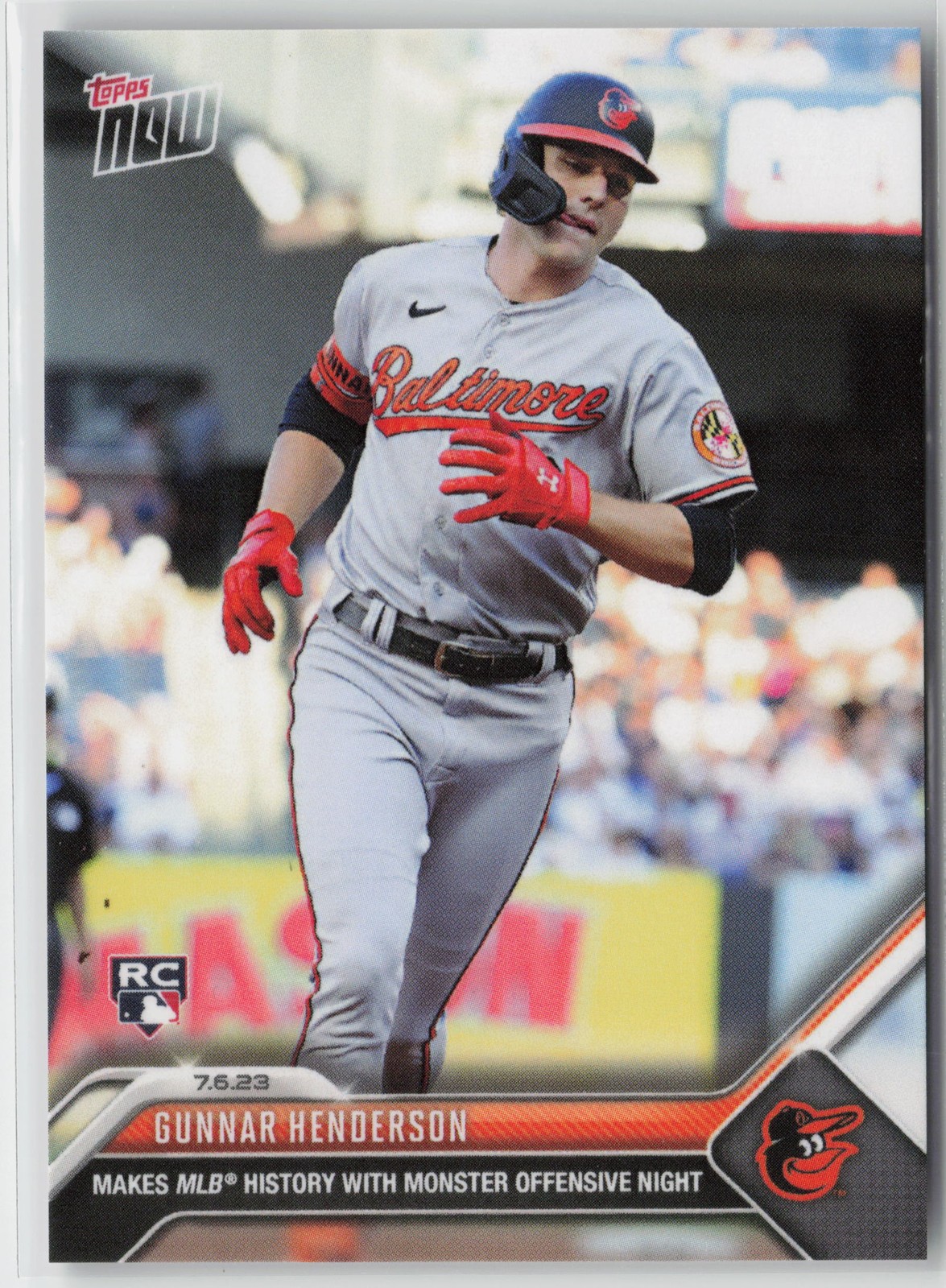 2023 Topps Now #532 Gunnar Henderson