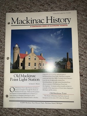 Mackinac History A Cont. Series Of Illustated Vignettes Vol 3 Leaflet No5 #16
