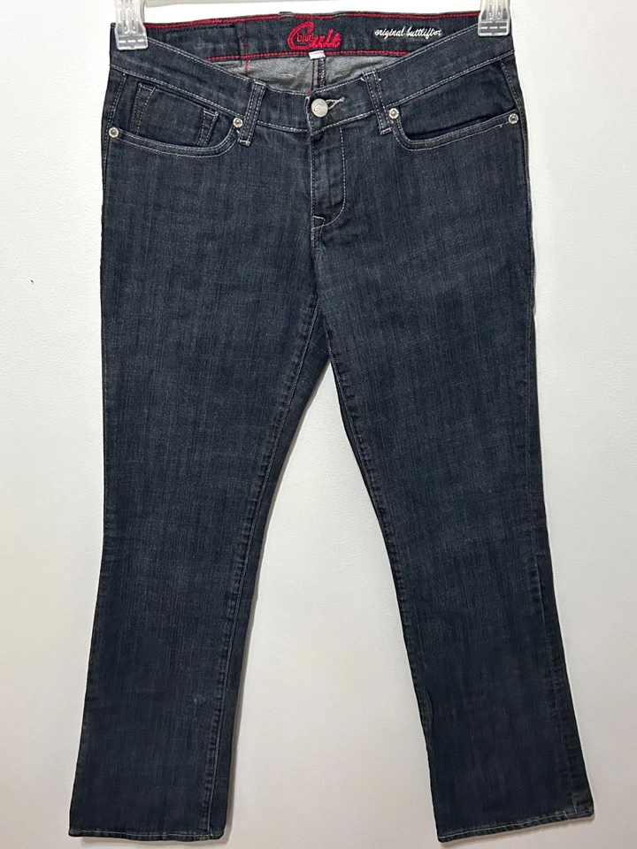 Blue Cult Jeans Women's 26 Bootcut Original Buttlifter Y2K Indigo Denim 28x31 - Image 2 of 4