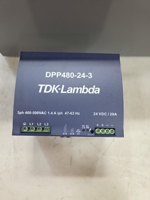 DPP480-24-3 24VDC 480W TDK Lambda 3PH 400-500VAC