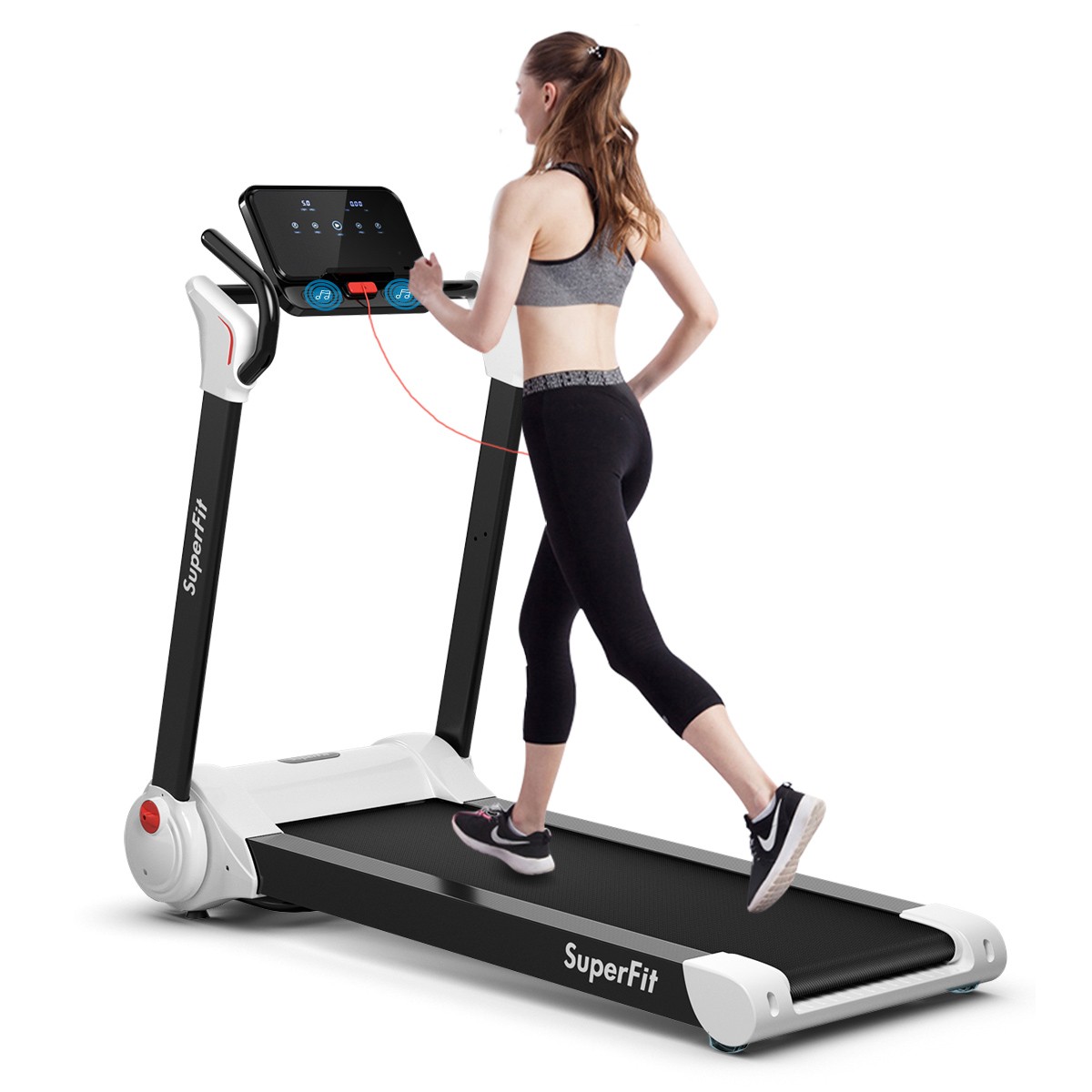 2.25HP Folding Electric Motorized Treadmill w/ APP Control S