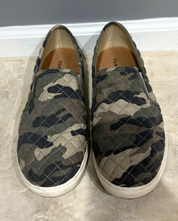 Torrid Women’s Camo Slip On Casual Shoes Fabric Upper Flat Low Top 12 W