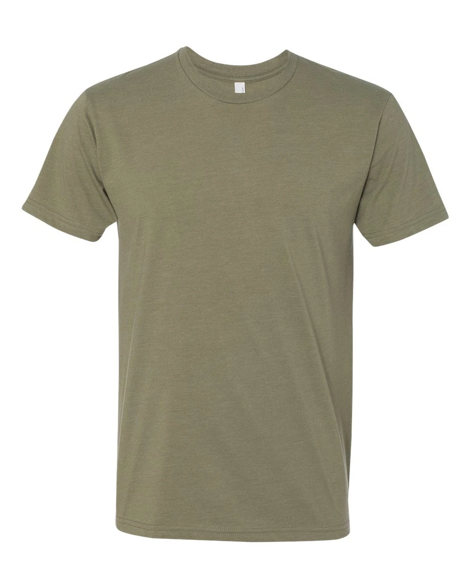 Next Level T-shirt col rond à manches courtes en poly/coton pour homme