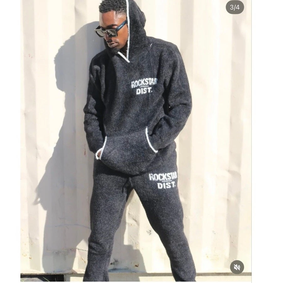 MITN,ROCKSTAR boards ブラックパーカー Rockstar Black Activewear for Men for sale | eBay