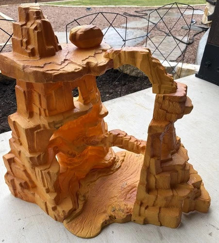 Vintage Marx Commanche Pass Playset Complete Mountain-6 Pieces **READ DESC**