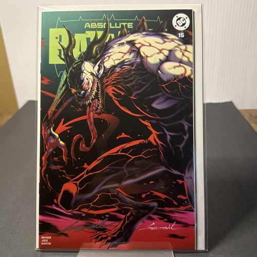 ABSOLUTE BATMAN #15 Signed GODTAIL EXCL FIRST PRINT JOKER VARIANT LTD 800