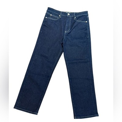 Dear John Frankie Straight Women s Size 29 x  26 Super High Rise Blue Jeans