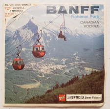 View-Master Banff National Park Canadian Rockies 3 Reels Packet Complete