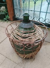 Alter Weinballon 10l Korbflasche Weinflasche Gärflasche Wein antik vintage